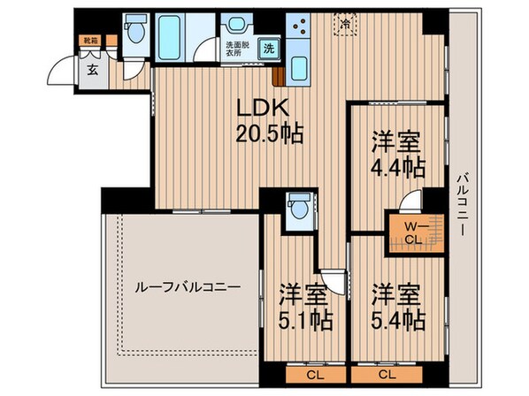 田中コーポラスの物件間取画像